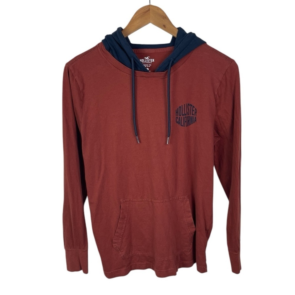 LS402 Men’s Hollister California Hooded LS T Shirt XS